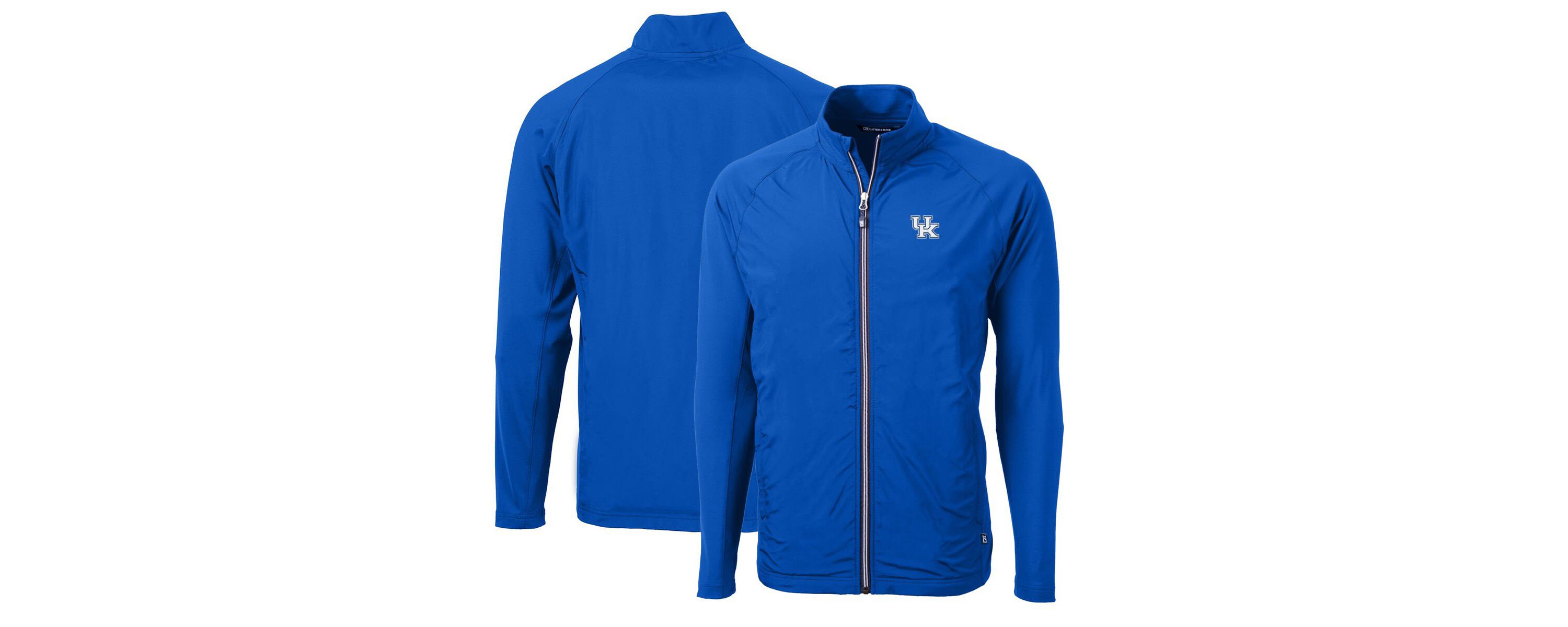 NCAA Kentucky Wildcats Big & Tall Adapt Eco Knit Hybrid Recycled Full-Zip Jacket