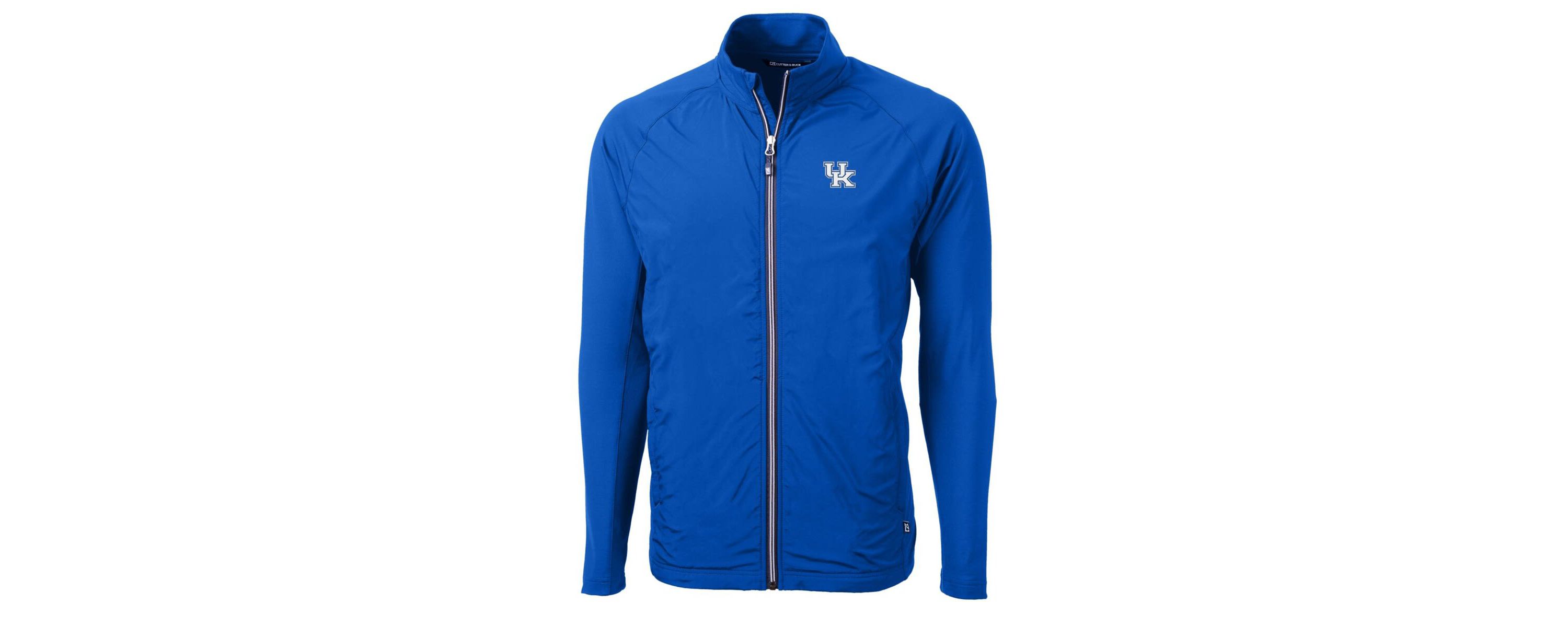 NCAA Kentucky Wildcats Big & Tall Adapt Eco Knit Hybrid Recycled Full-Zip Jacket