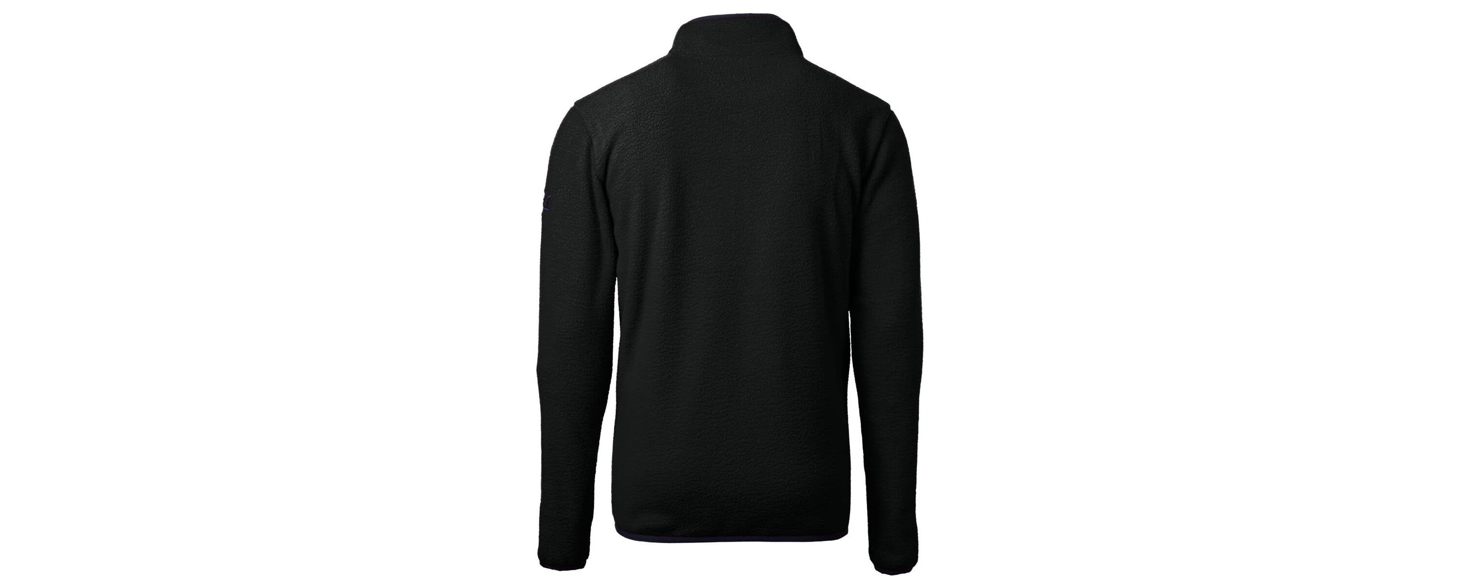 NCAA West Virginia Mountaineers Big & Tall Cascade Eco Sherpa Fleece Quarter-Zip Jacket
