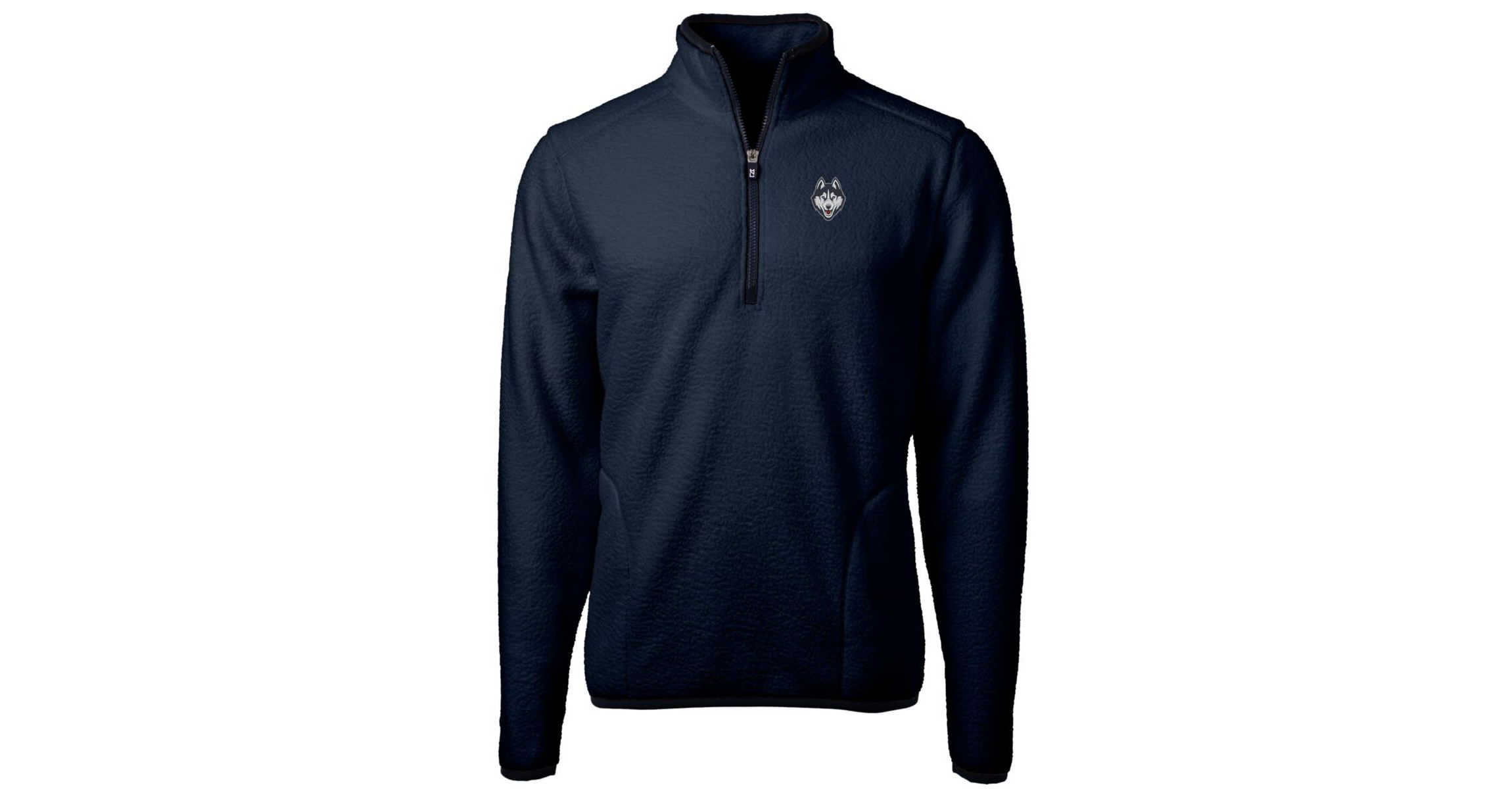 Connecticut Huskies NCAA UConn Huskies Big & Tall Cascade Eco Sherpa Fleece Quarter-Zip Jacket