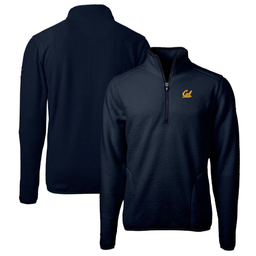 California Golden Bears NCAA Cal Bears Big & Tall Cascade Eco Sherpa Fleece Quarter-Zip Jacket