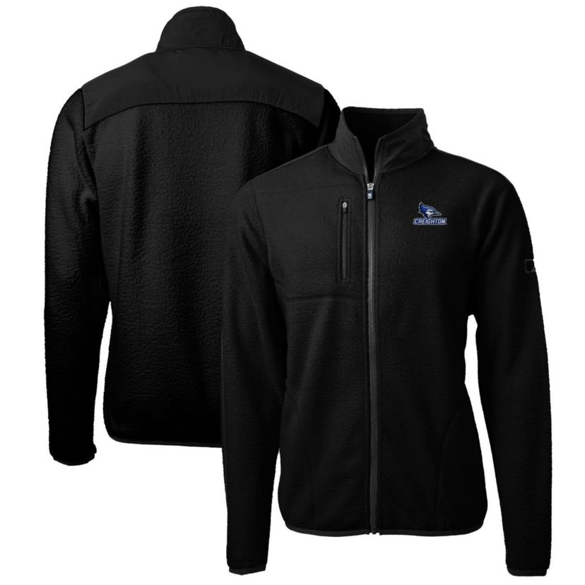 Creighton University Bluejays NCAA Creighton Bluejays Big & Tall Cascade Eco Sherpa Fleece Full-Zip Jacket