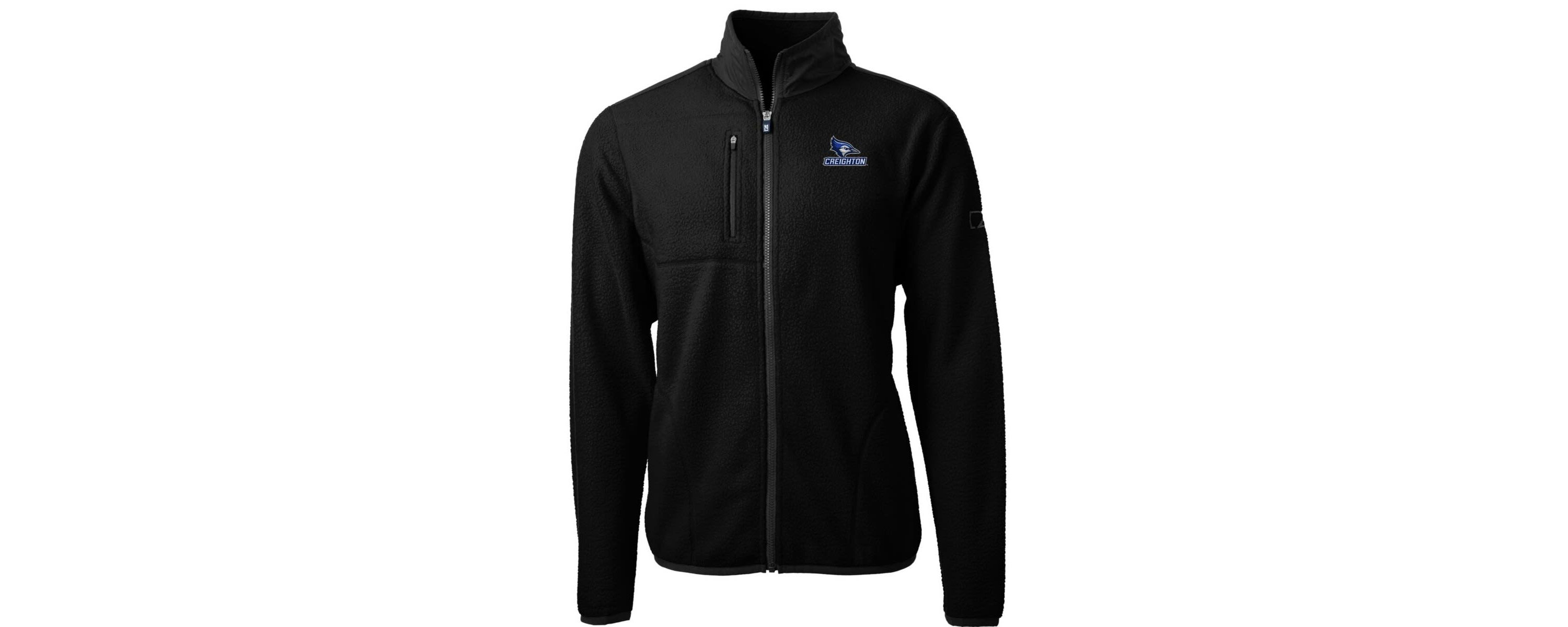 Creighton University Bluejays NCAA Creighton Bluejays Big & Tall Cascade Eco Sherpa Fleece Full-Zip Jacket