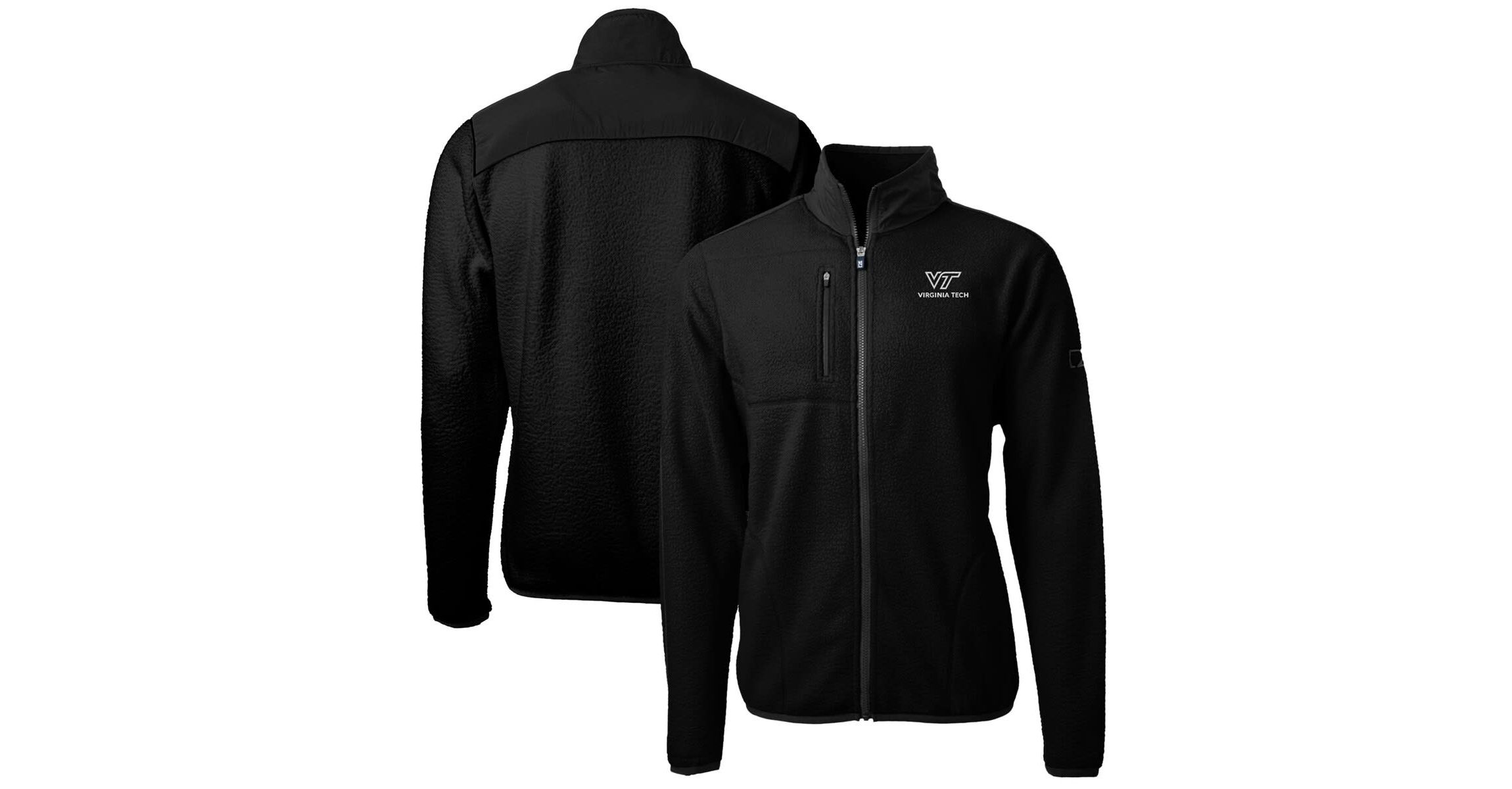 NCAA Virginia Tech Hokies Big & Tall Cascade Eco Sherpa Fleece Full-Zip Jacket