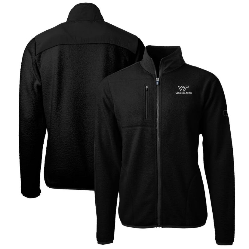 NCAA Virginia Tech Hokies Big & Tall Cascade Eco Sherpa Fleece Full-Zip Jacket