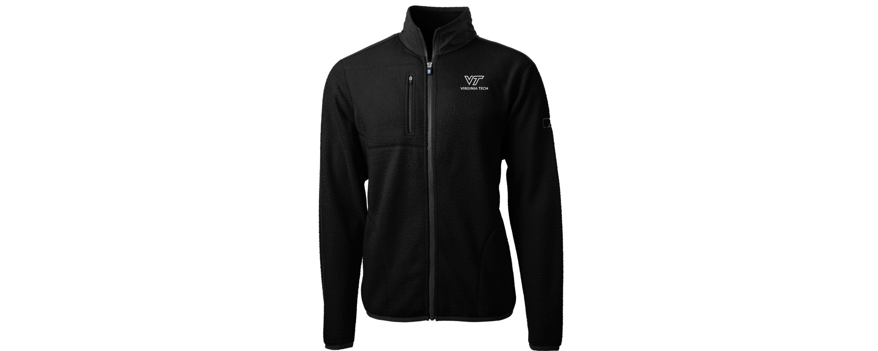 NCAA Virginia Tech Hokies Big & Tall Cascade Eco Sherpa Fleece Full-Zip Jacket