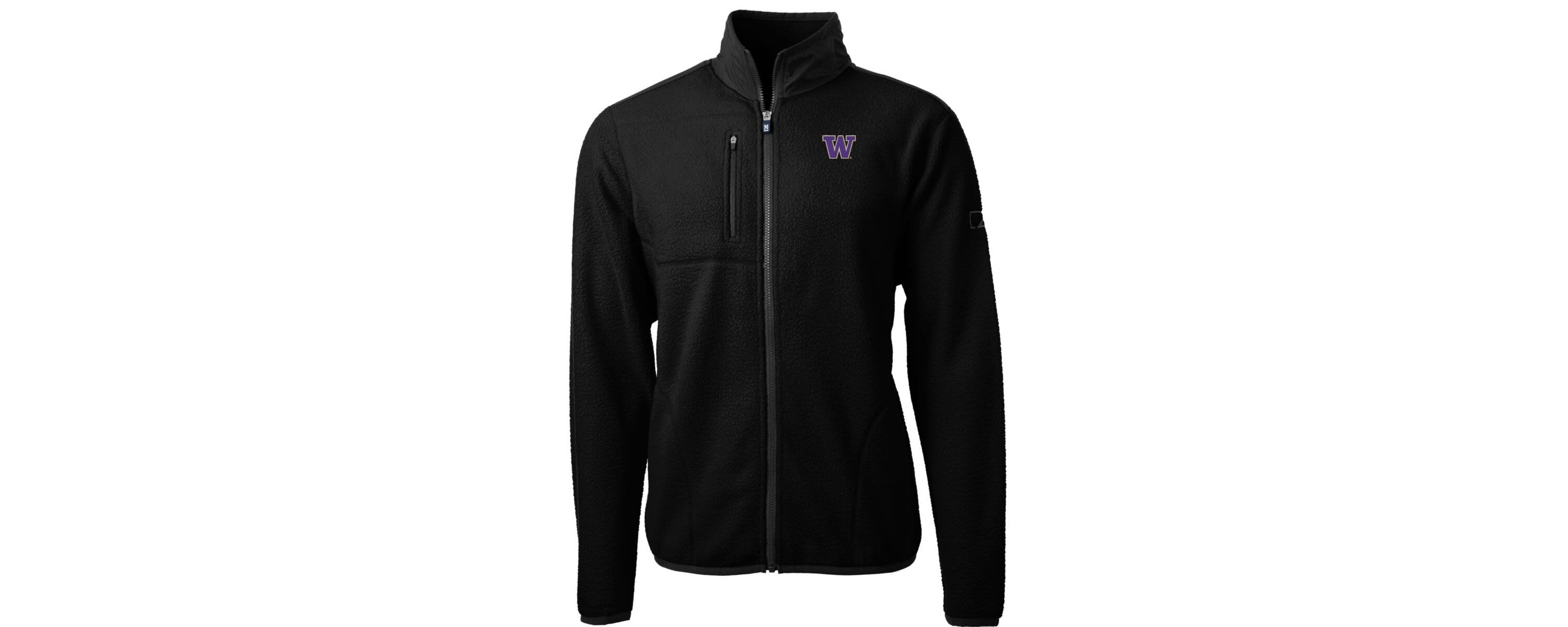 NCAA Washington Huskies Big & Tall Cascade Eco Sherpa Fleece Full-Zip Jacket