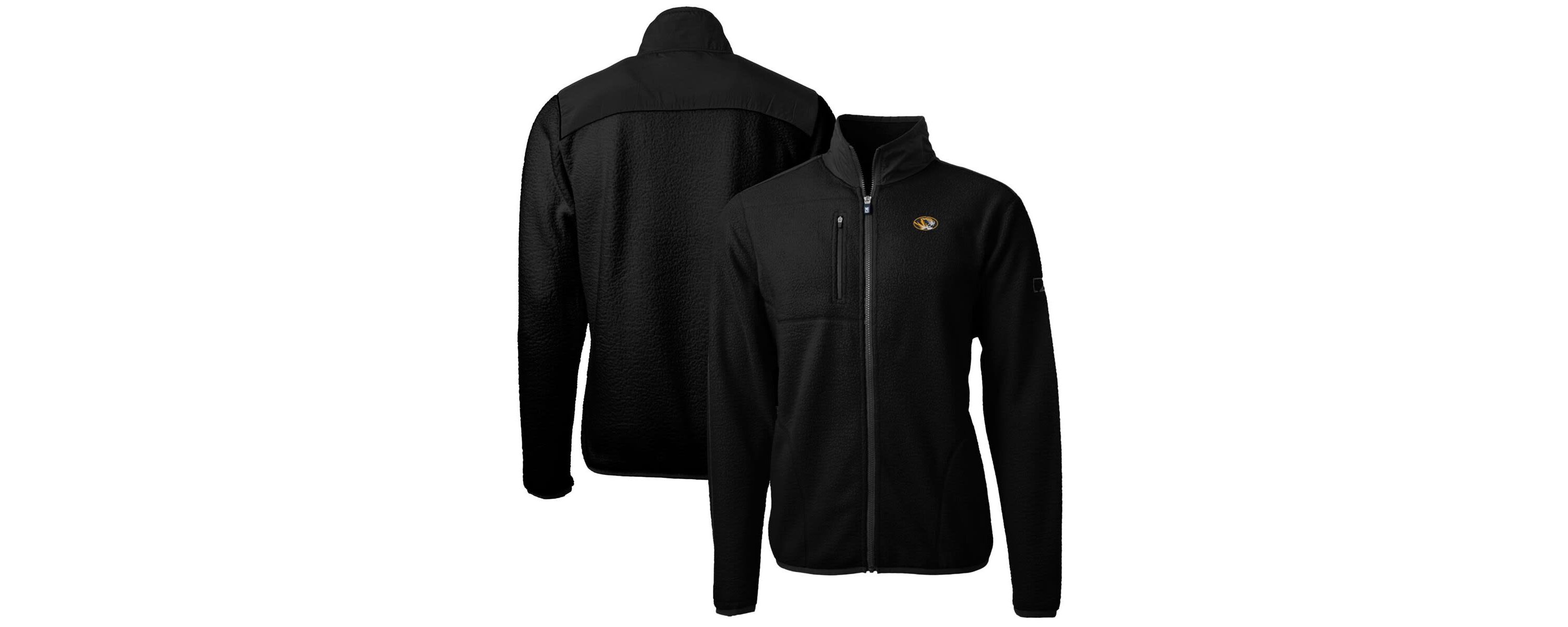 NCAA Missouri Tigers Big & Tall Cascade Eco Sherpa Fleece Full-Zip Jacket