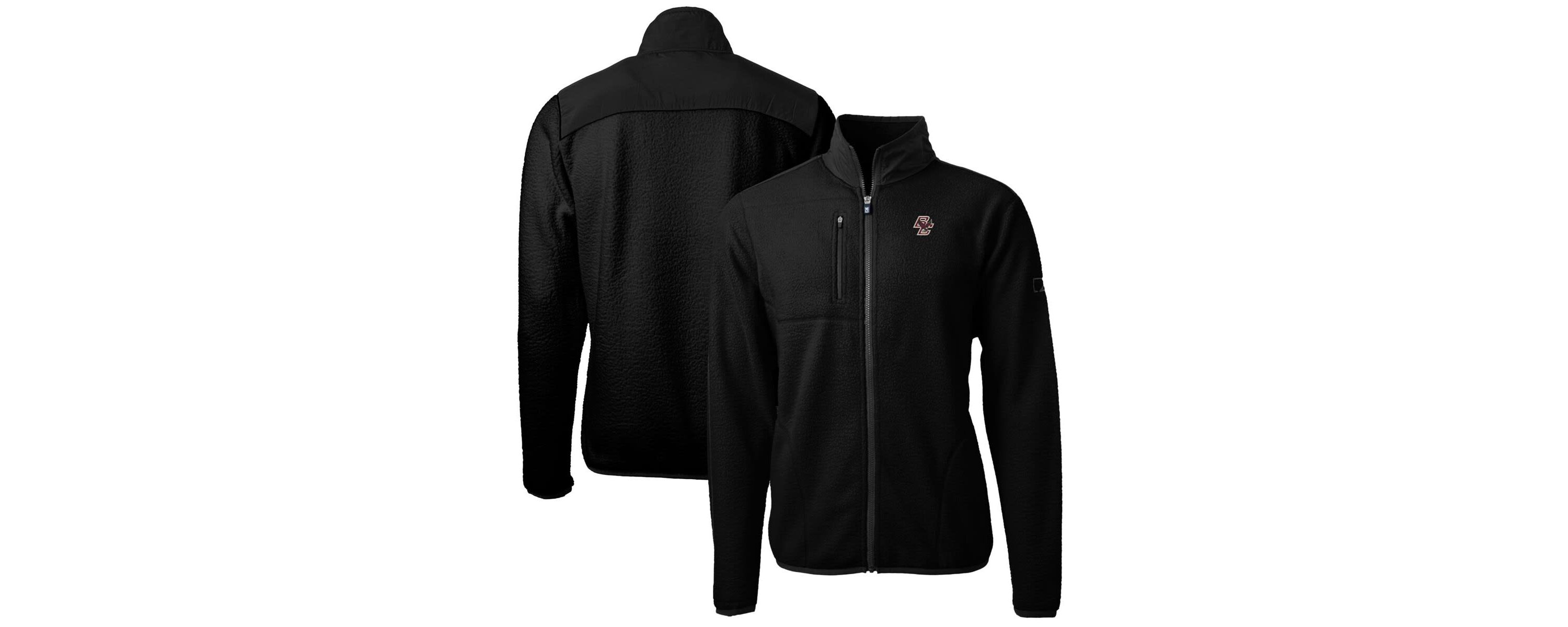 Boston College Eagles NCAA Boston NCAA Eagles Big & Tall Cascade Eco Sherpa Fleece Full-Zip Jacket