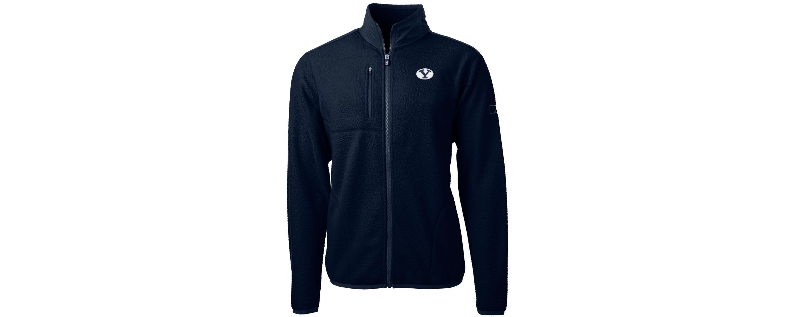 NCAA BYU Cougars Big & Tall Cascade Eco Sherpa Fleece Full-Zip Jacket