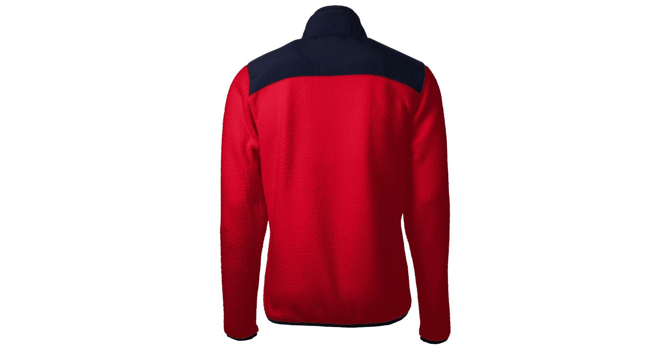 NCAA Red/Navy Arizona Wildcats Big & Tall Cascade Eco Sherpa Fleece Full-Zip Jacket