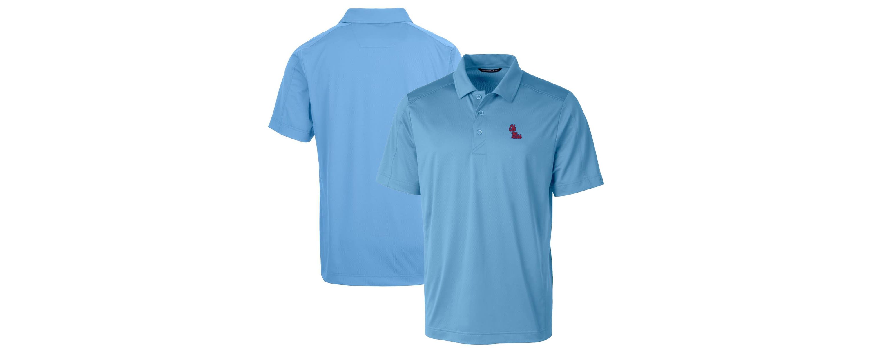 NCAA Light Ole Miss Rebels Big & Tall Prospect Textured Stretch Polo