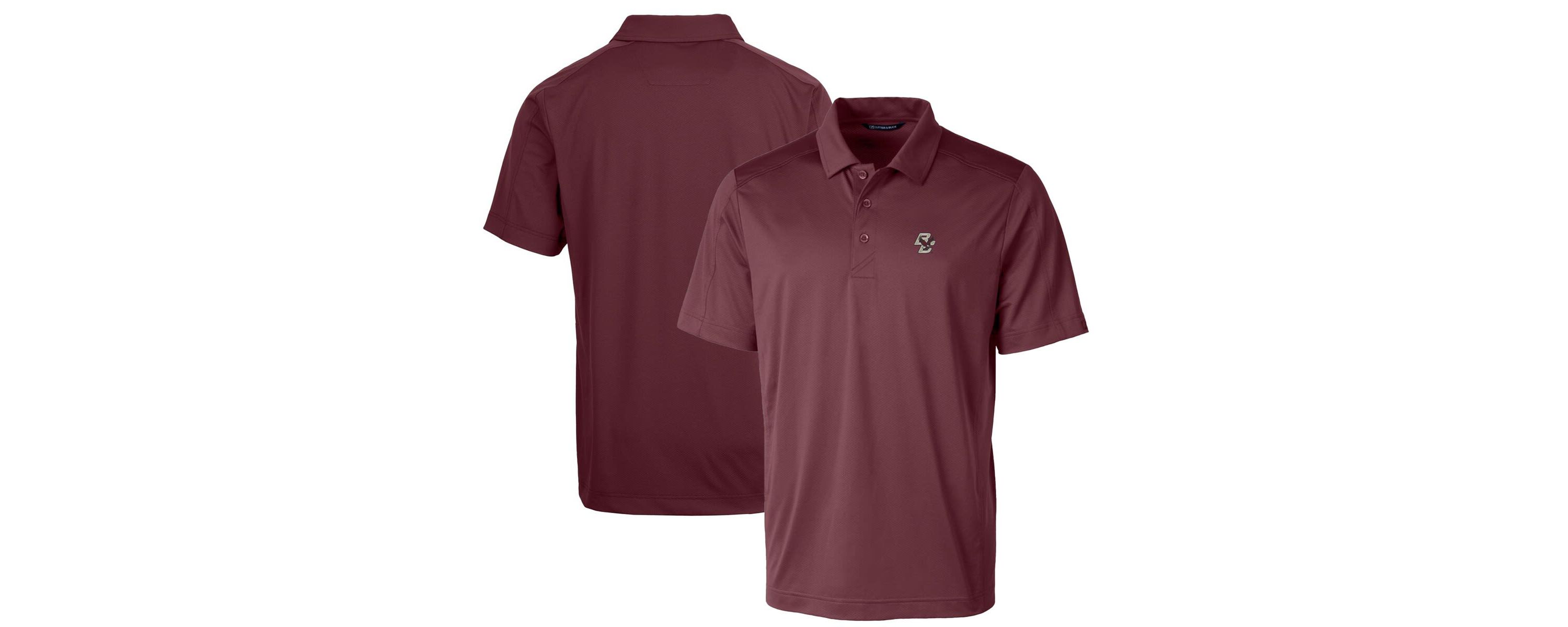 Boston College Eagles NCAA Boston NCAA Eagles Big & Tall Prospect Textured Stretch Polo