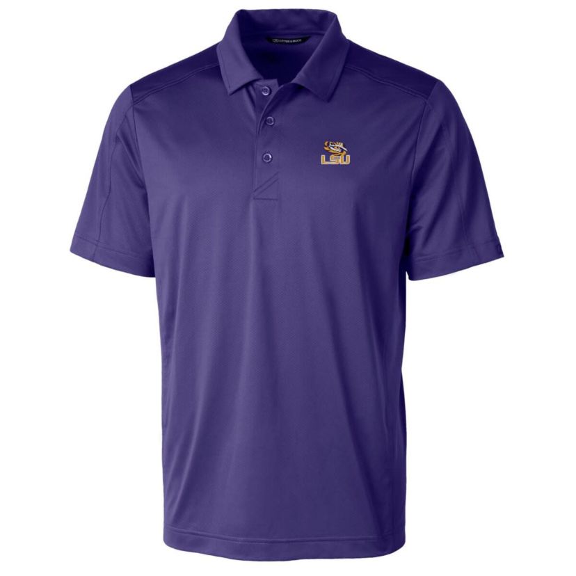 NCAA LSU Tigers Big & Tall Prospect Textured Stretch Polo