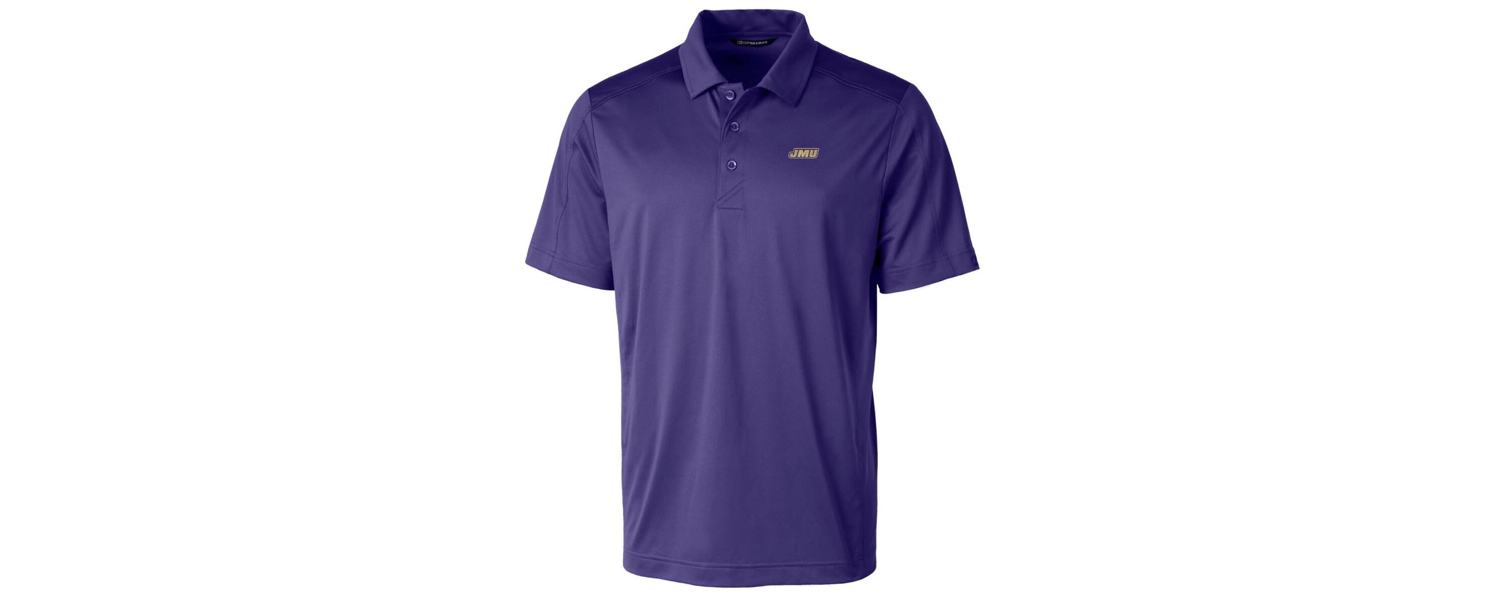 NCAA James Madison Dukes Big & Tall Prospect Textured Stretch Polo