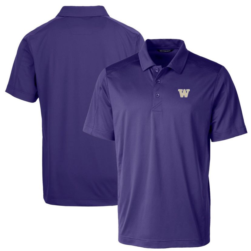 NCAA Washington Huskies Big & Tall Prospect Textured Stretch Polo