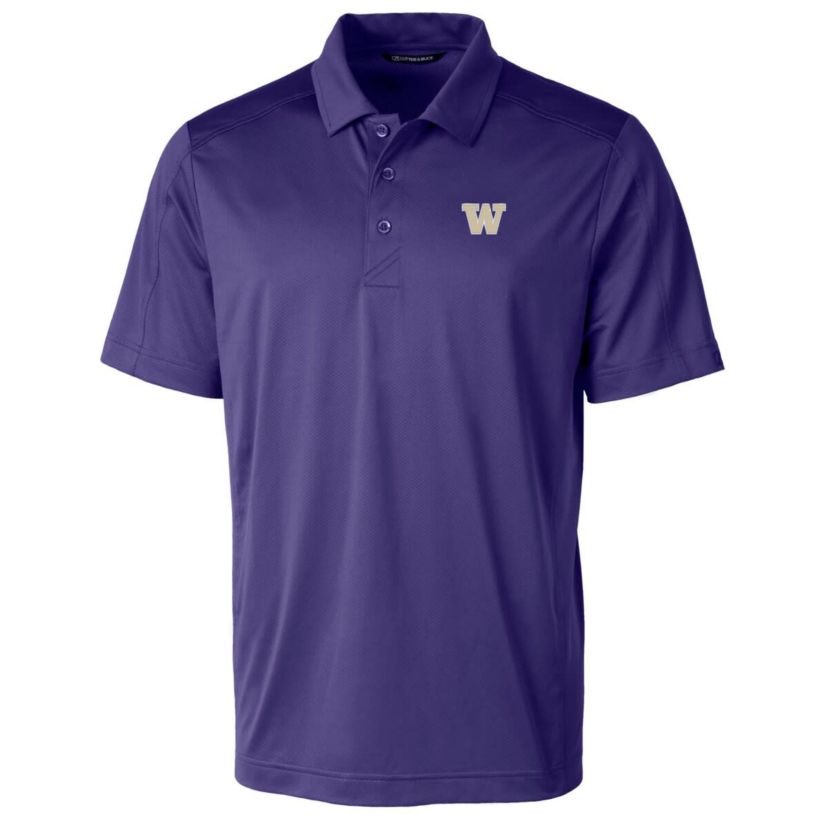 NCAA Washington Huskies Big & Tall Prospect Textured Stretch Polo