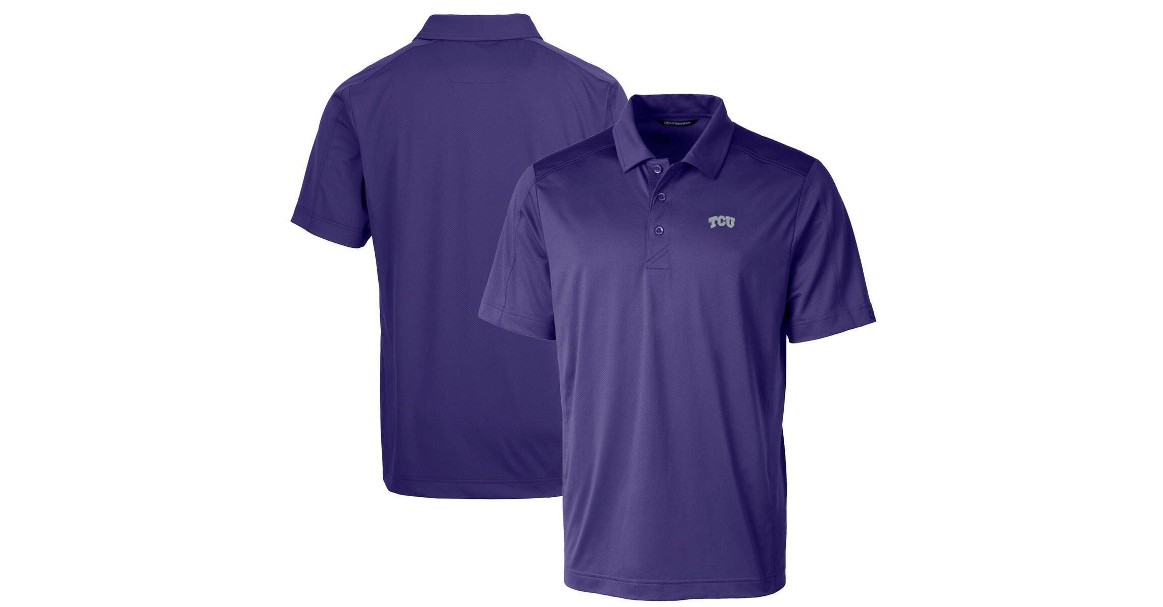 NCAA TCU Horned Frogs Big & Tall Prospect Textured Stretch Polo