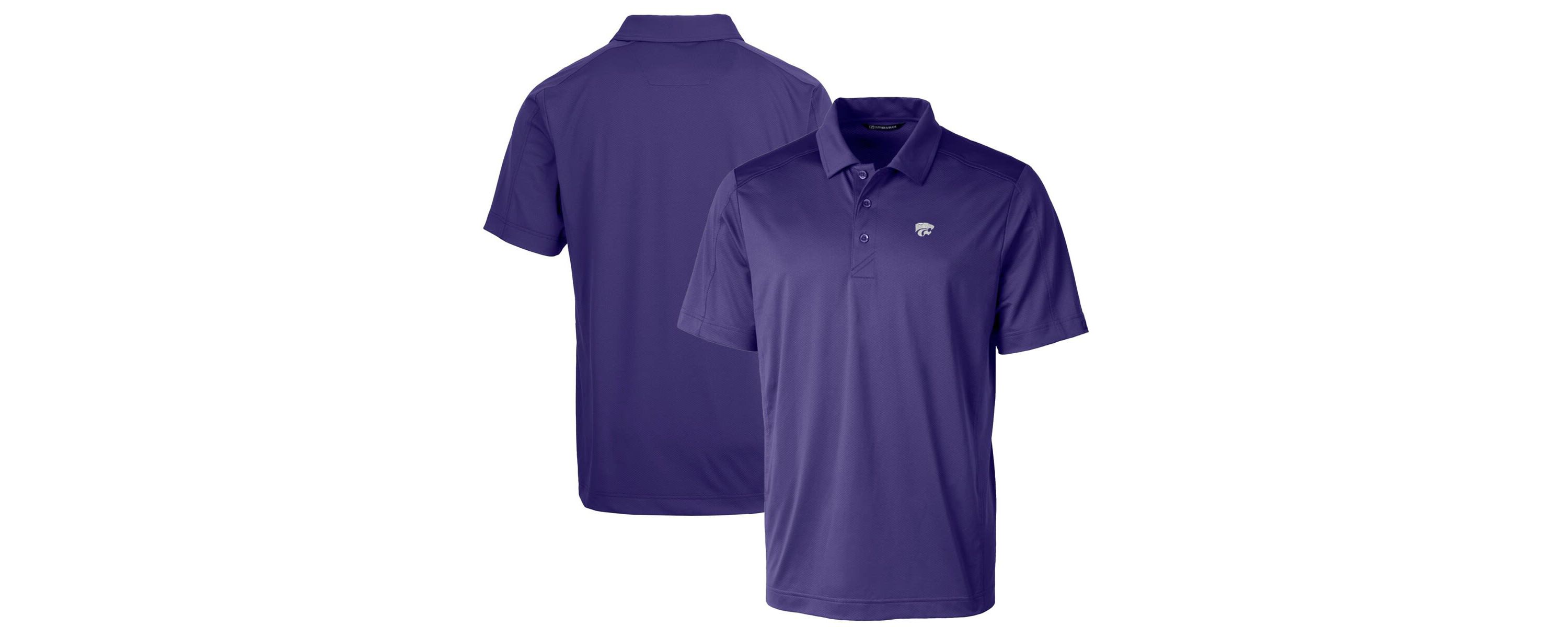 NCAA Kansas State Wildcats Big & Tall Prospect Textured Stretch Polo