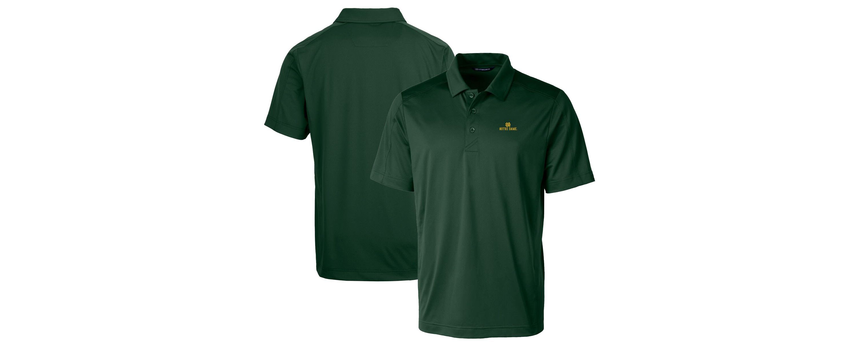 NCAA Notre Dame Fighting Irish Big & Tall Prospect Textured Stretch Polo