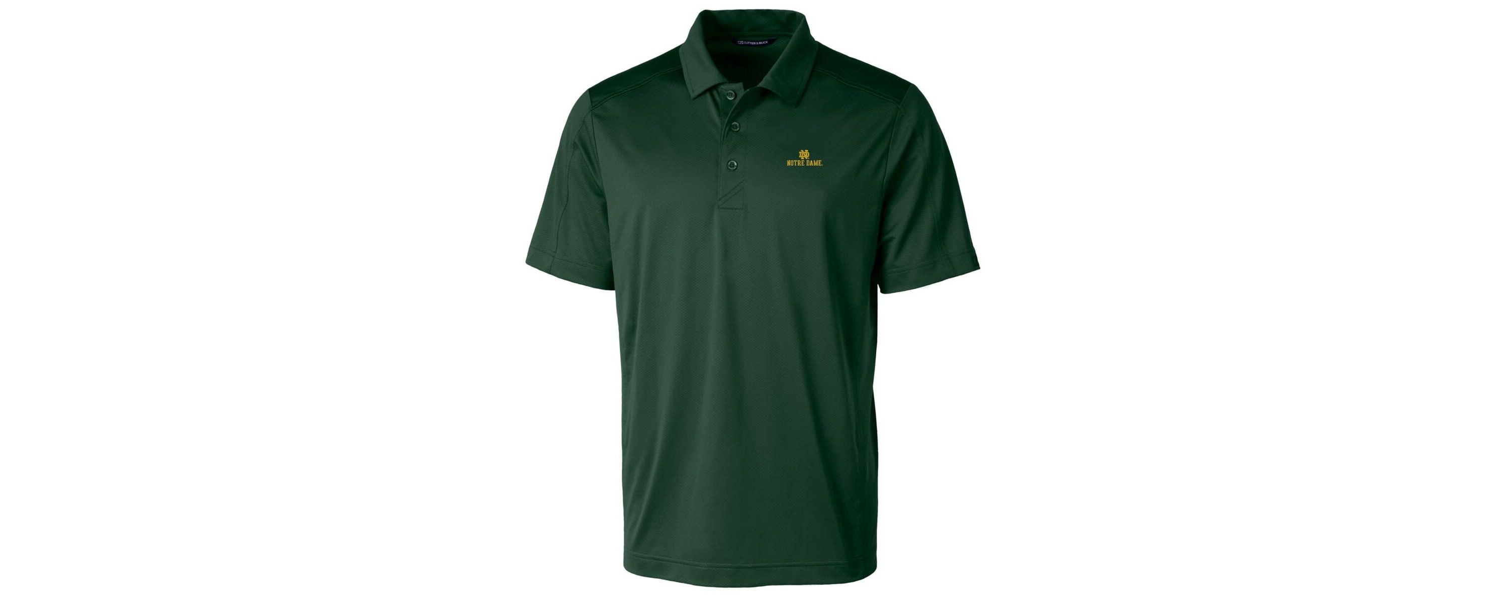 NCAA Notre Dame Fighting Irish Big & Tall Prospect Textured Stretch Polo