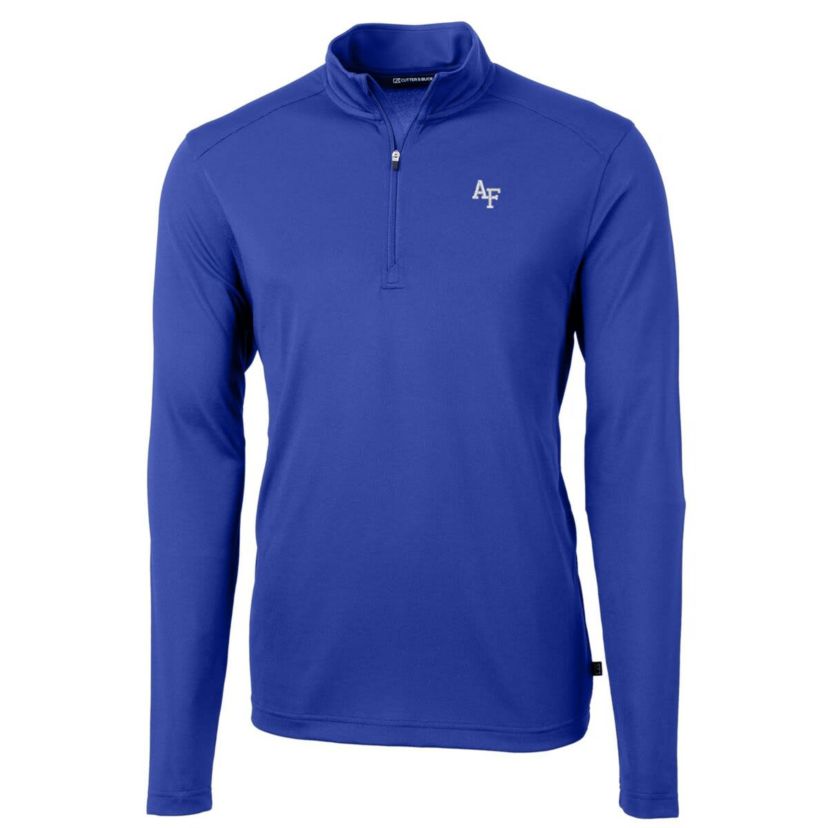 NCAA Air Force Falcons Big & Tall Virtue Eco Pique Recycled Quarter-Zip Pullover Top