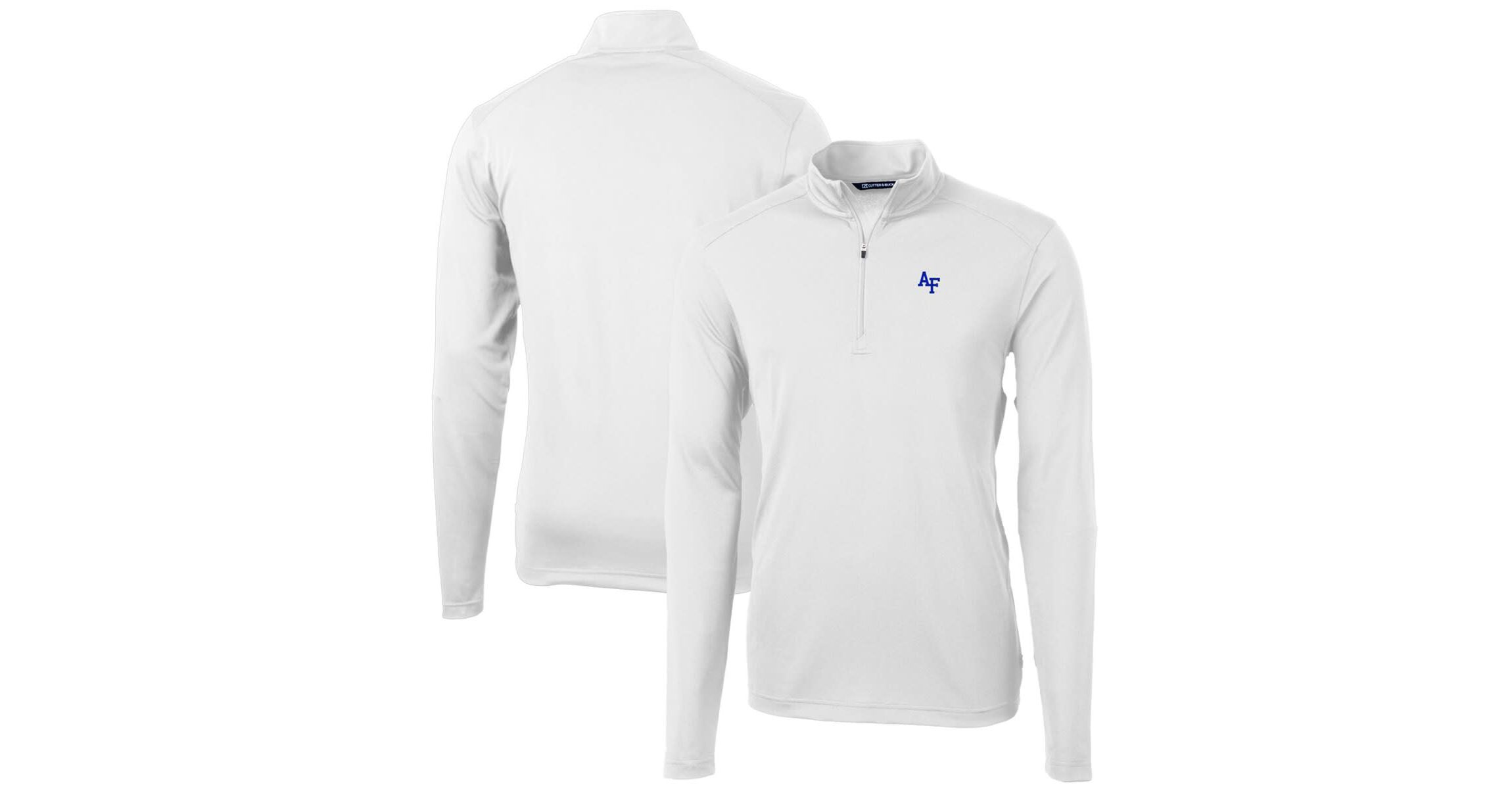 NCAA Air Force Falcons Big & Tall Virtue Eco Pique Recycled Quarter-Zip Pullover Top