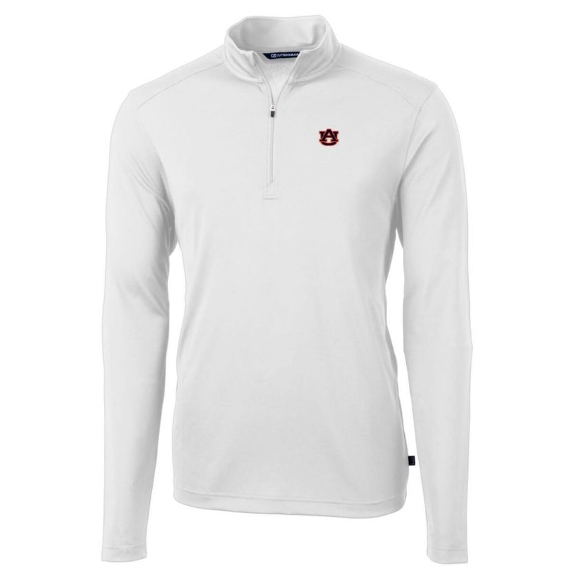 NCAA Auburn Tigers Big & Tall Virtue Eco Pique Recycled Quarter-Zip Pullover Top