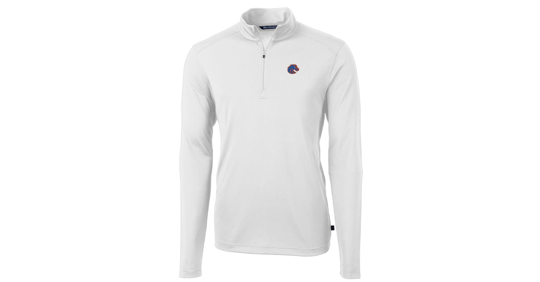 NCAA Boise State Broncos Big & Tall Virtue Eco Pique Recycled Quarter-Zip Pullover Top