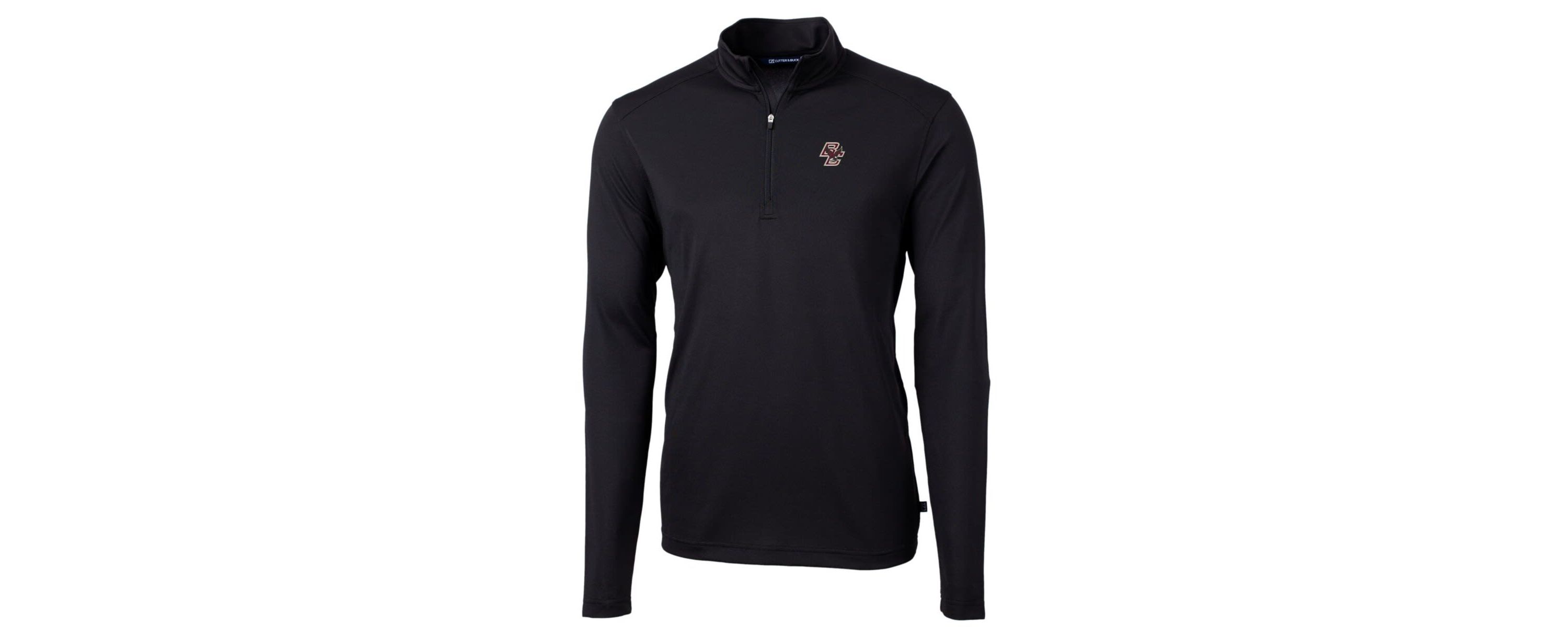 Boston College Eagles NCAA Boston NCAA Eagles Big & Tall Virtue Eco Pique Recycled Quarter-Zip Pullover Top
