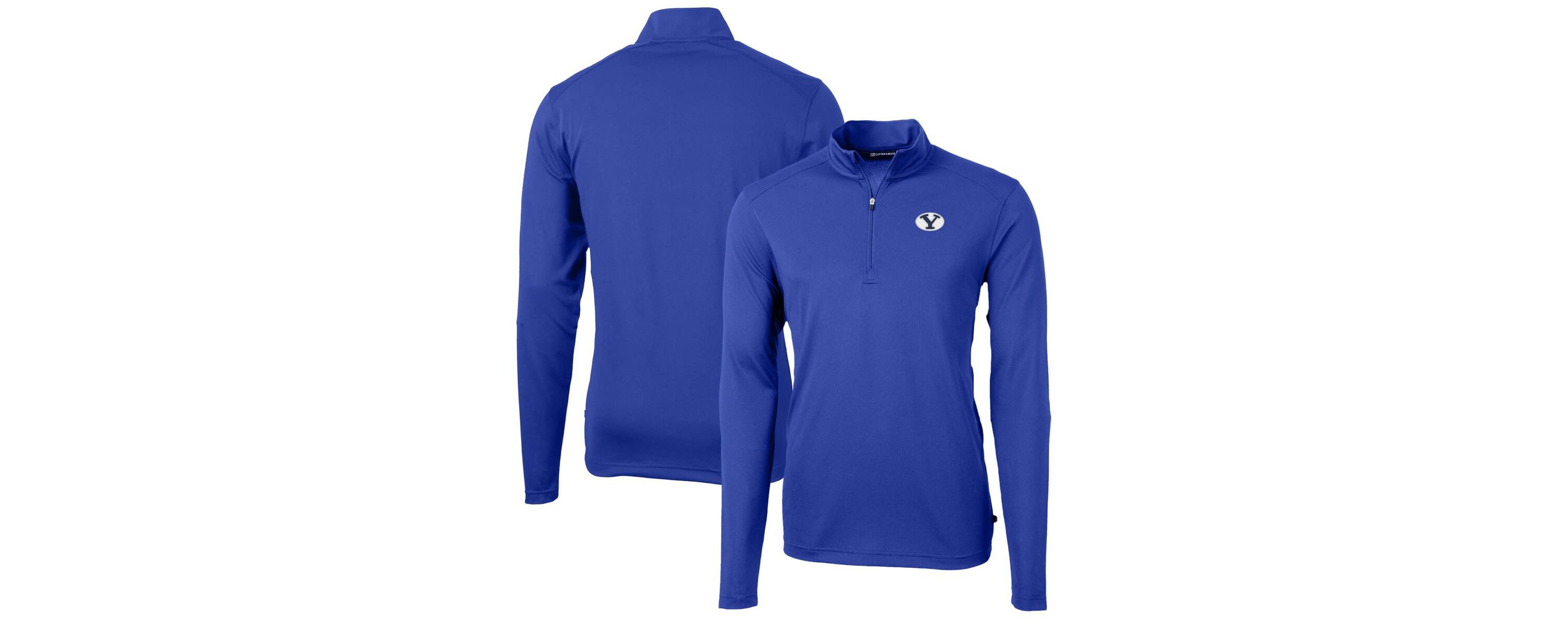 NCAA BYU Cougars Big & Tall Virtue Eco Pique Recycled Quarter-Zip Pullover Top