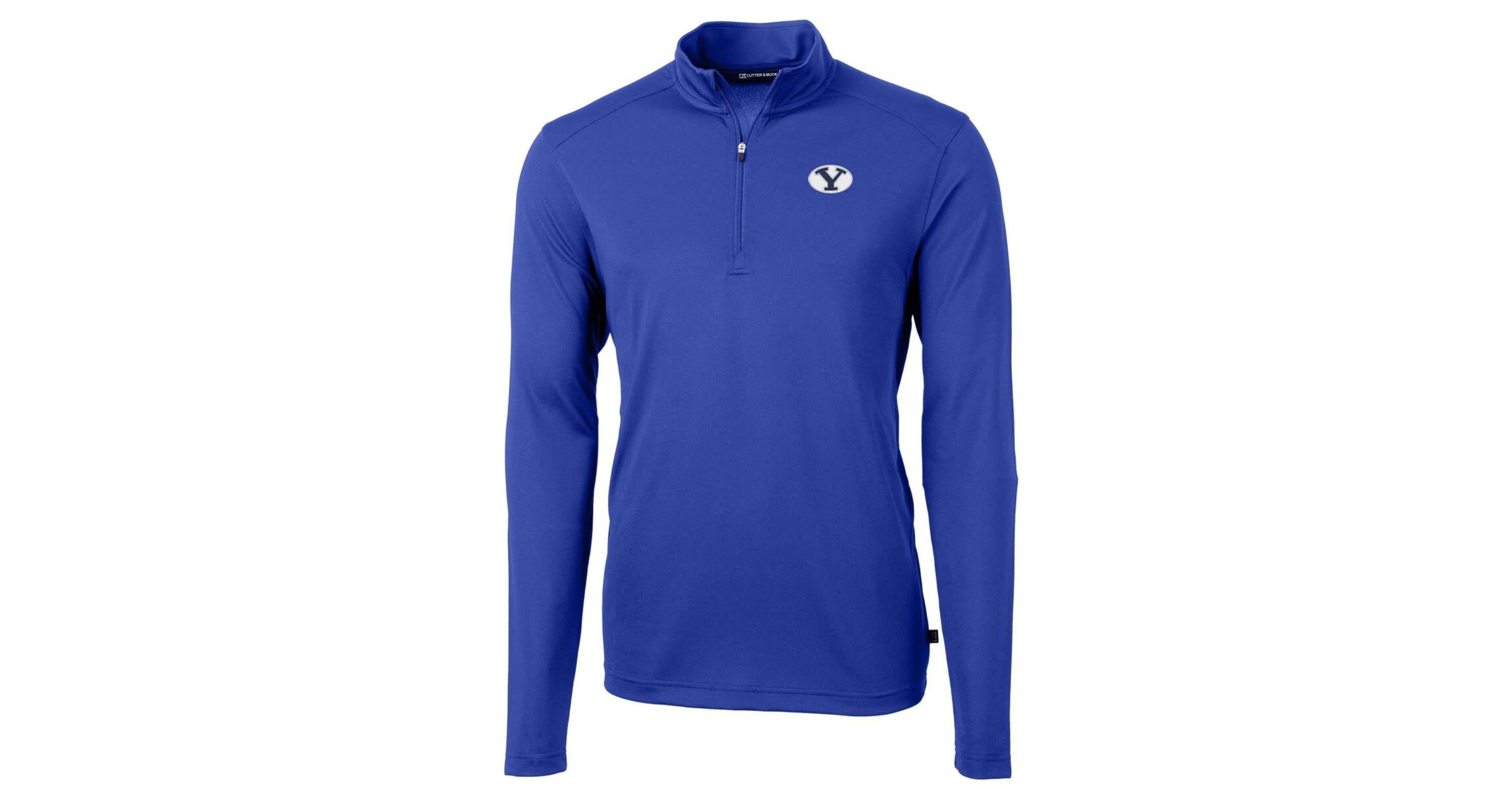 NCAA BYU Cougars Big & Tall Virtue Eco Pique Recycled Quarter-Zip Pullover Top