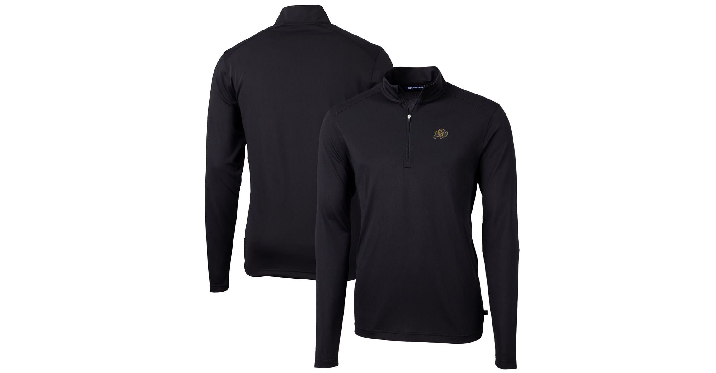 NCAA Colorado Buffaloes Big & Tall Virtue Eco Pique Recycled Quarter-Zip Pullover Top