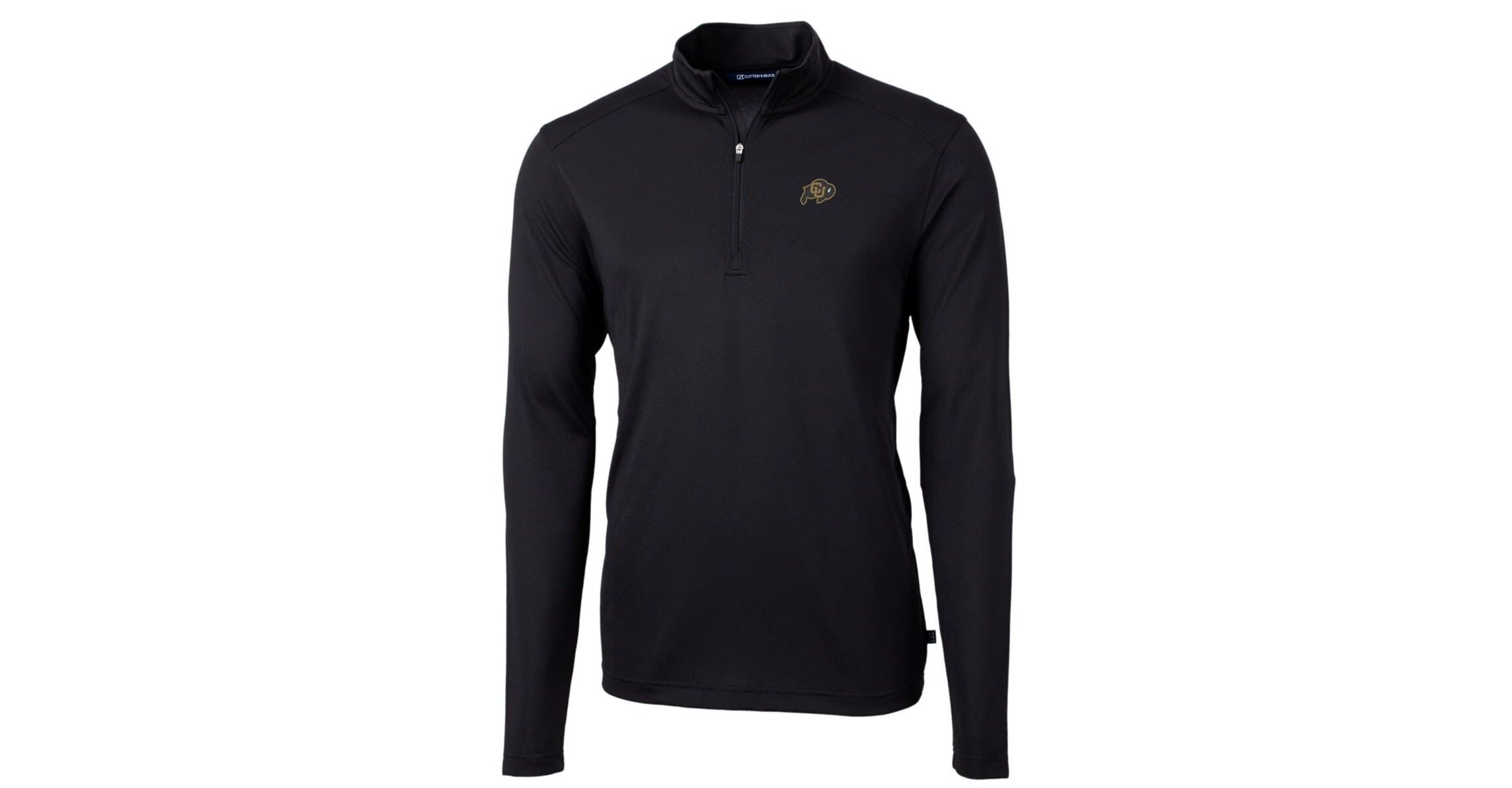 NCAA Colorado Buffaloes Big & Tall Virtue Eco Pique Recycled Quarter-Zip Pullover Top