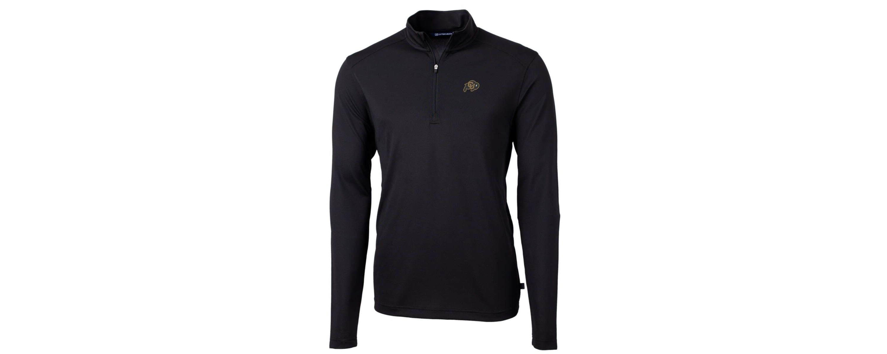 NCAA Colorado Buffaloes Big & Tall Virtue Eco Pique Recycled Quarter-Zip Pullover Top