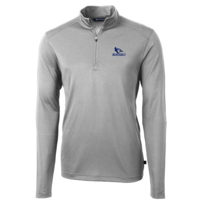 Creighton University Bluejays NCAA Big & Tall Virtue Eco Pique Recycled Quarter-Zip Pullover Top