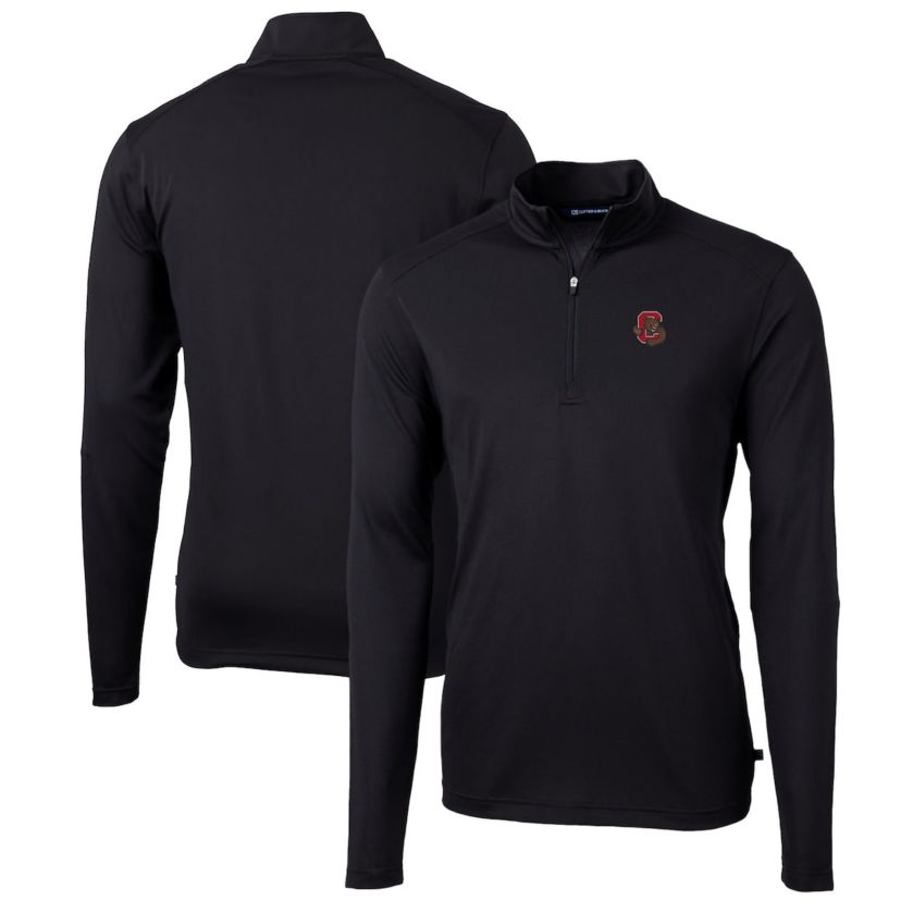 Cornell Big Red NCAA Cornell Big Big & Tall Virtue Eco Pique Recycled Quarter-Zip Pullover Top