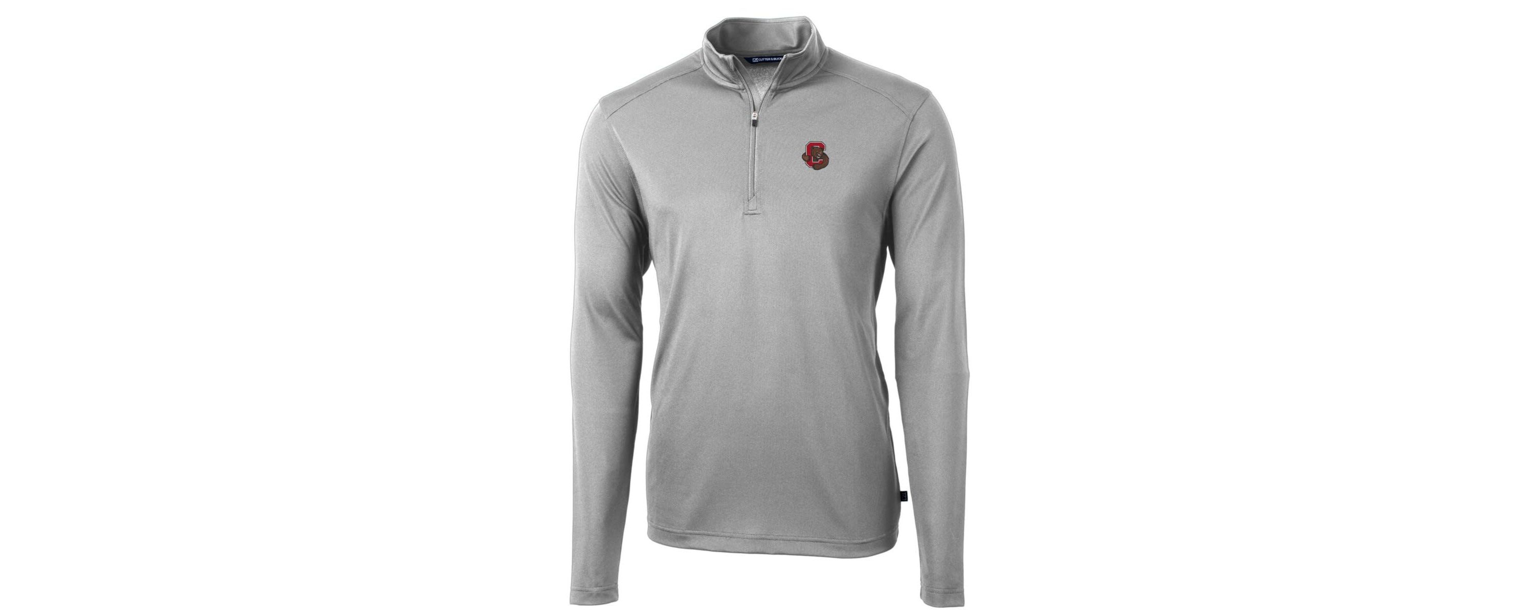Cornell Big Red NCAA Cornell Big Big & Tall Virtue Eco Pique Recycled Quarter-Zip Pullover Top