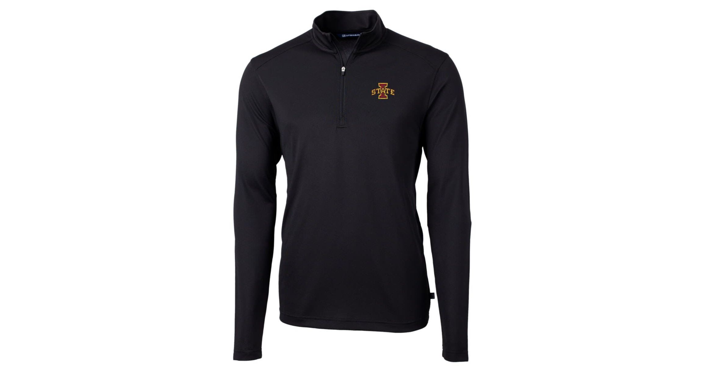 NCAA Iowa State Cyclones Big & Tall Virtue Eco Pique Recycled Quarter-Zip Pullover Top