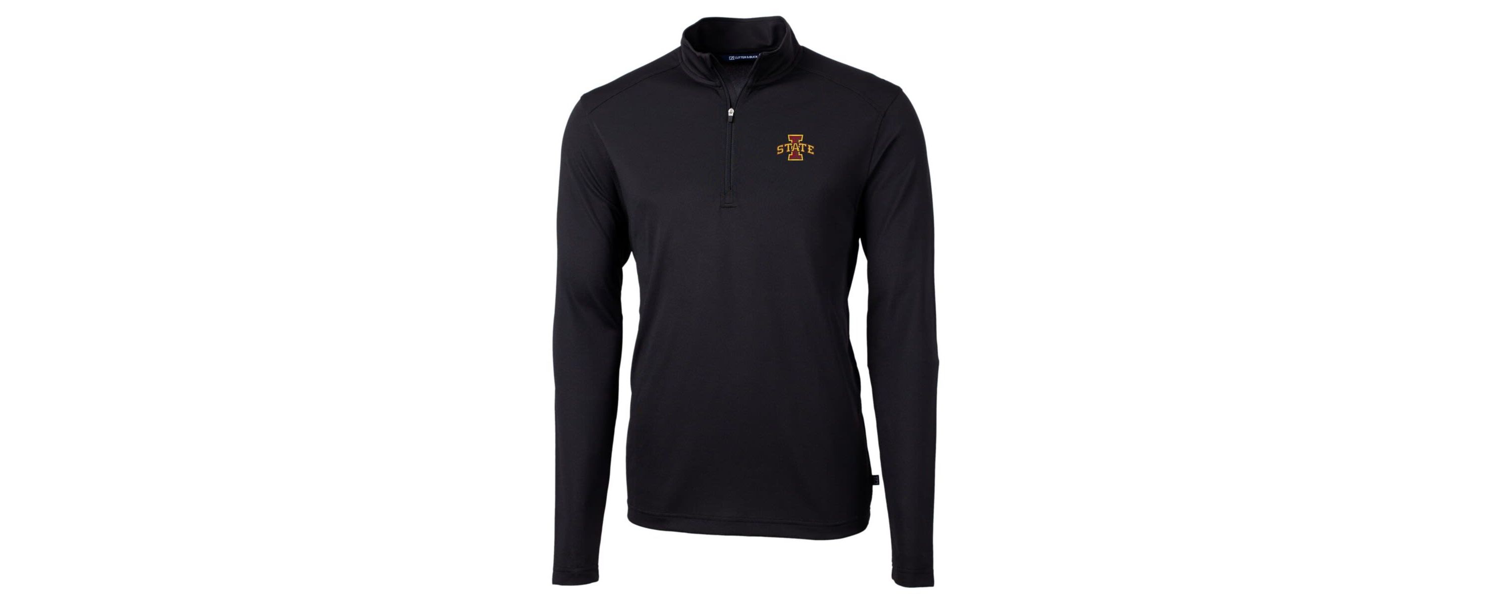 NCAA Iowa State Cyclones Big & Tall Virtue Eco Pique Recycled Quarter-Zip Pullover Top