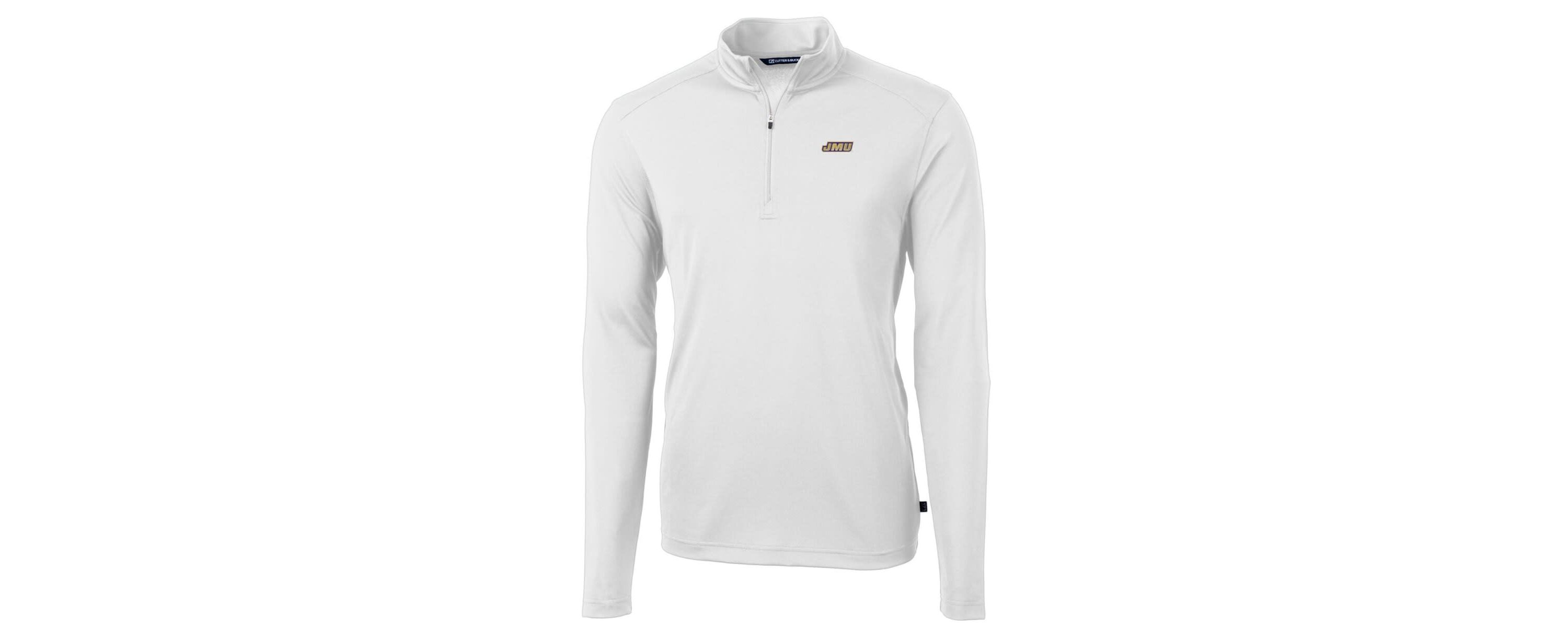 NCAA James Madison Dukes Big & Tall Virtue Eco Pique Recycled Quarter-Zip Pullover Top