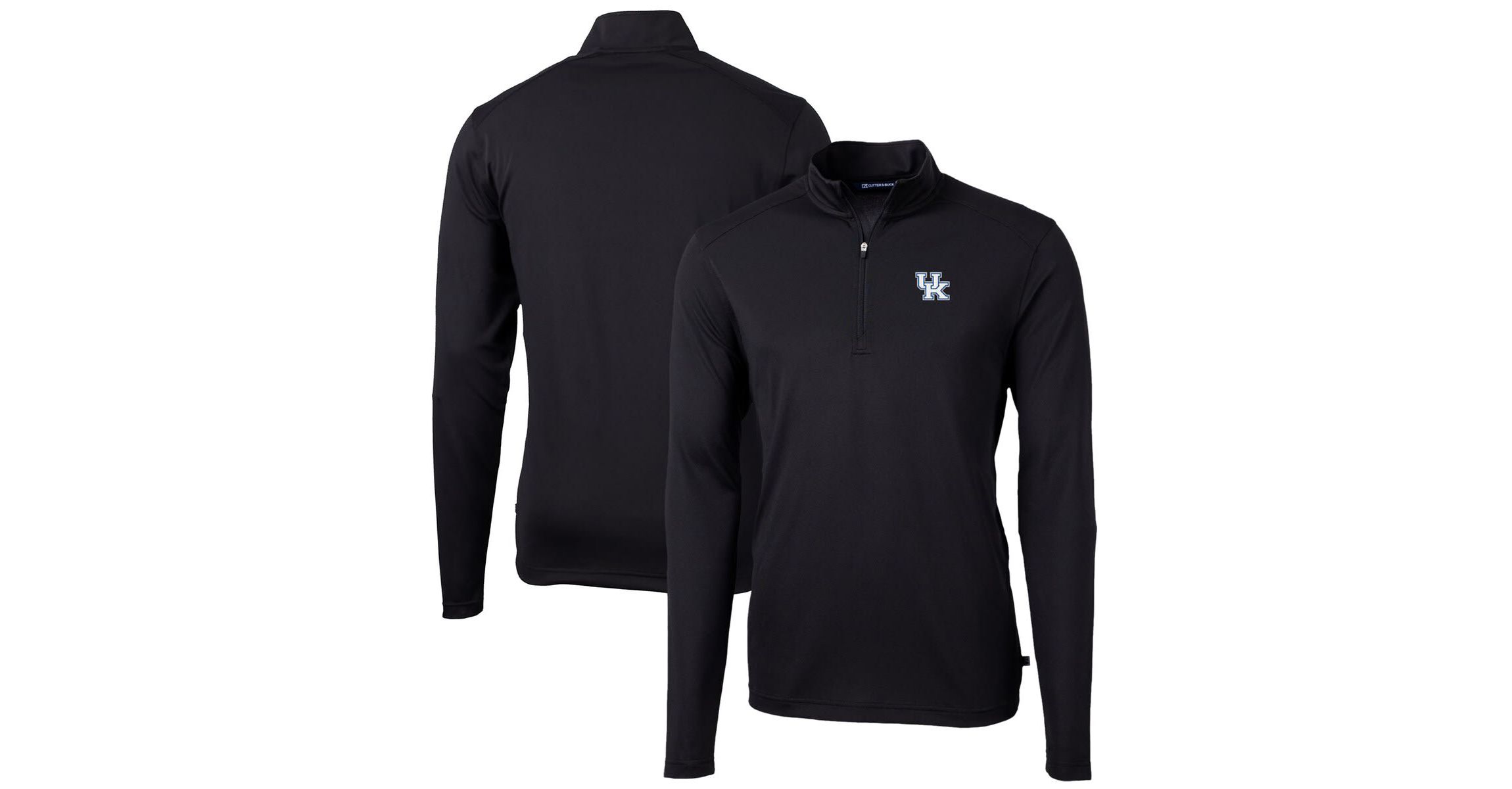 NCAA Kentucky Wildcats Big & Tall Virtue Eco Pique Recycled Quarter-Zip Pullover Top