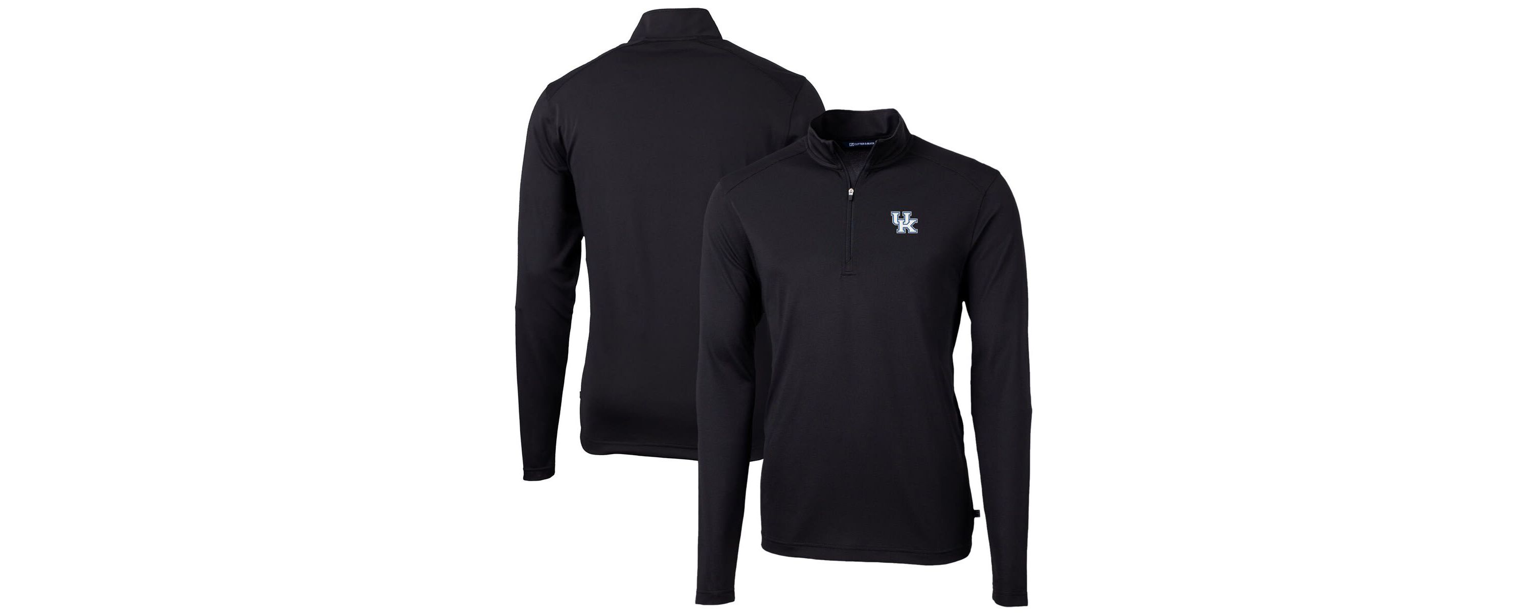 NCAA Kentucky Wildcats Big & Tall Virtue Eco Pique Recycled Quarter-Zip Pullover Top
