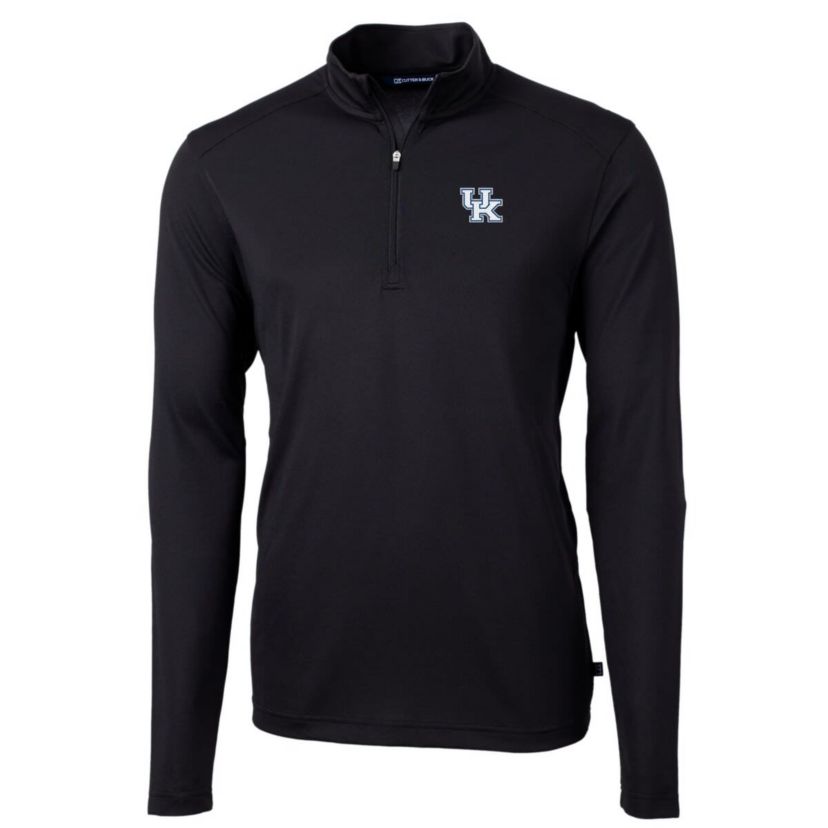 NCAA Kentucky Wildcats Big & Tall Virtue Eco Pique Recycled Quarter-Zip Pullover Top