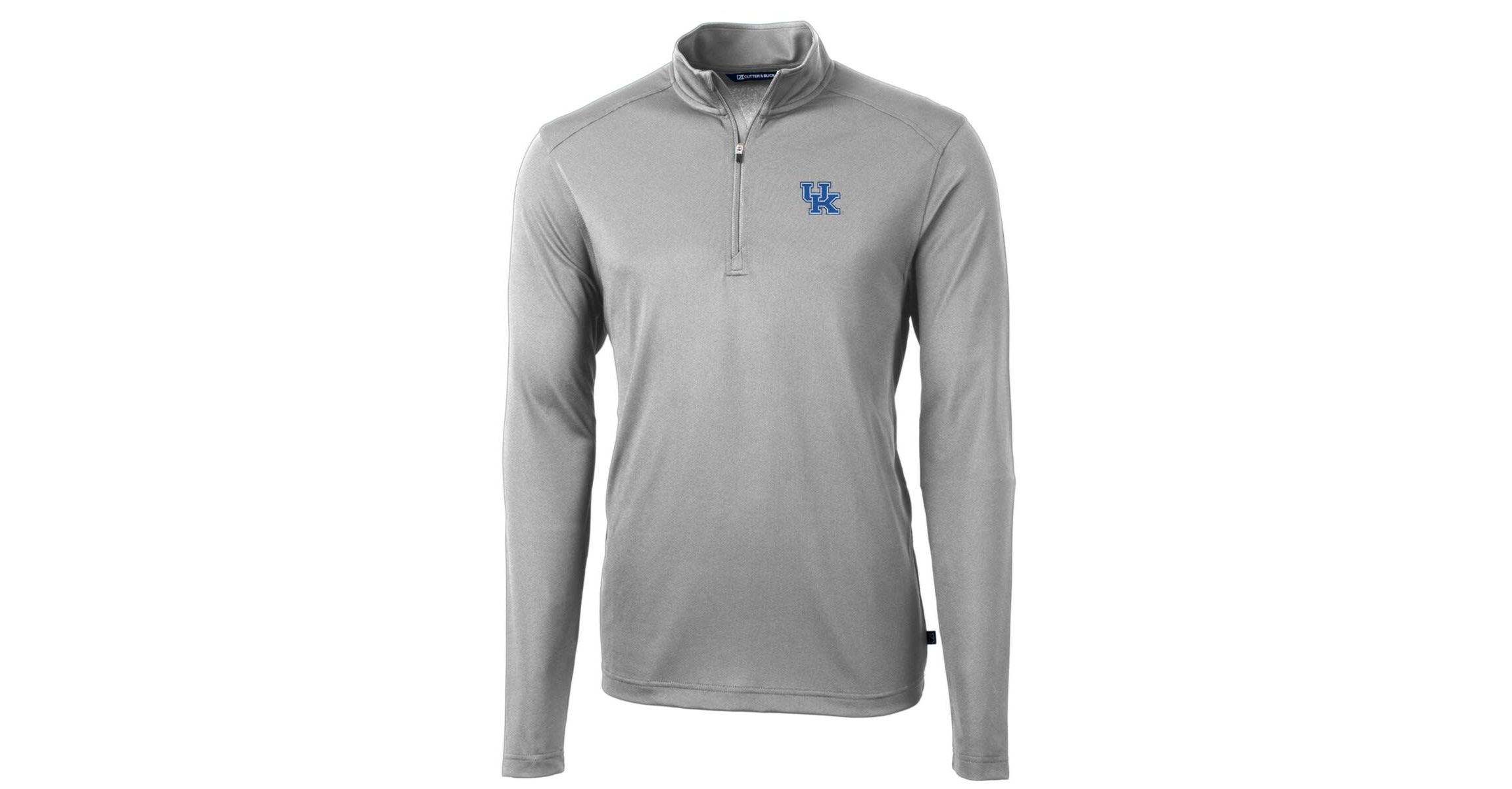NCAA Kentucky Wildcats Big & Tall Virtue Eco Pique Recycled Quarter-Zip Pullover Top