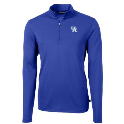 NCAA Kentucky Wildcats Big & Tall Virtue Eco Pique Recycled Quarter-Zip Pullover Top