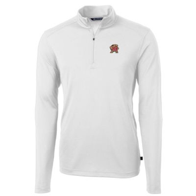 NCAA Maryland Terrapins Big & Tall Virtue Eco Pique Recycled Quarter-Zip Pullover Top