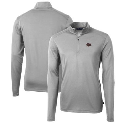 NCAA Montana Grizzlies Big & Tall Virtue Eco Pique Recycled Quarter-Zip Pullover Top