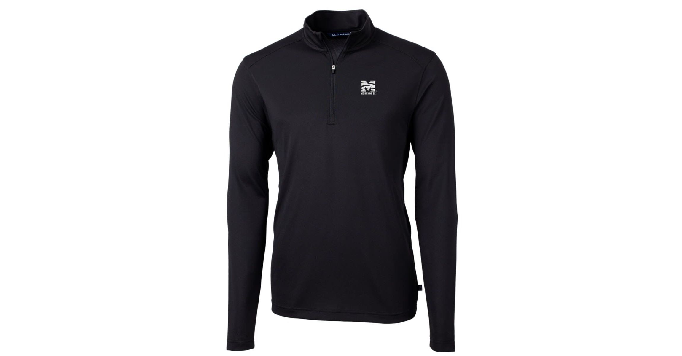 Morehouse Maroon Tigers NCAA Morehouse Tigers Big & Tall Virtue Eco Pique Recycled Quarter-Zip Pullover Top