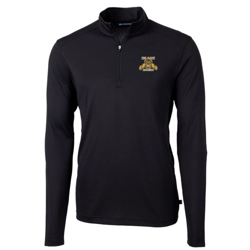 NC A&T Aggies NCAA North Carolina A&T Aggies Big & Tall Virtue Eco Pique Recycled Quarter-Zip Pullover Top